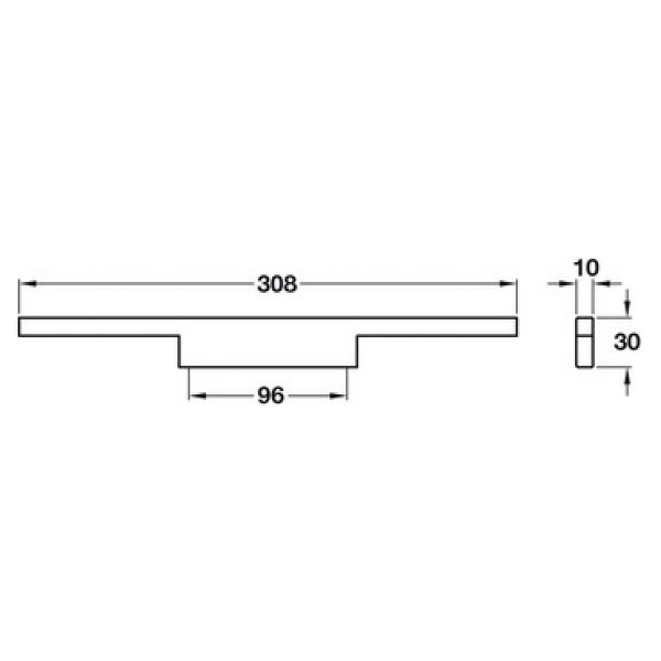 Elvo Pull Bar Handle Measurements