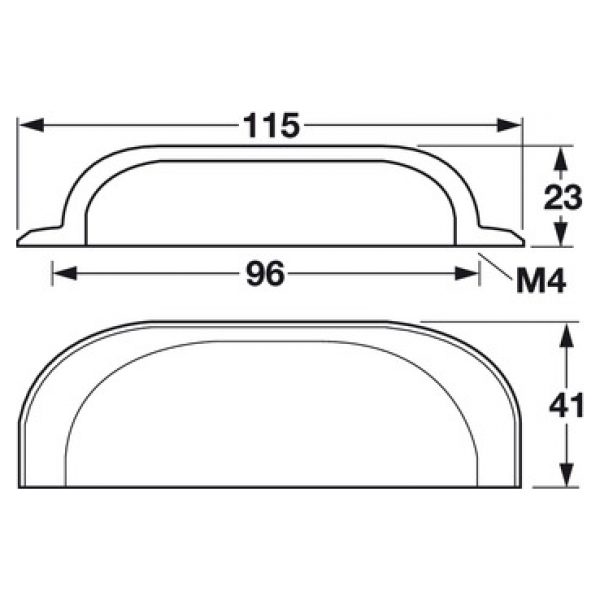 Mulberry Cup Handle Measurements