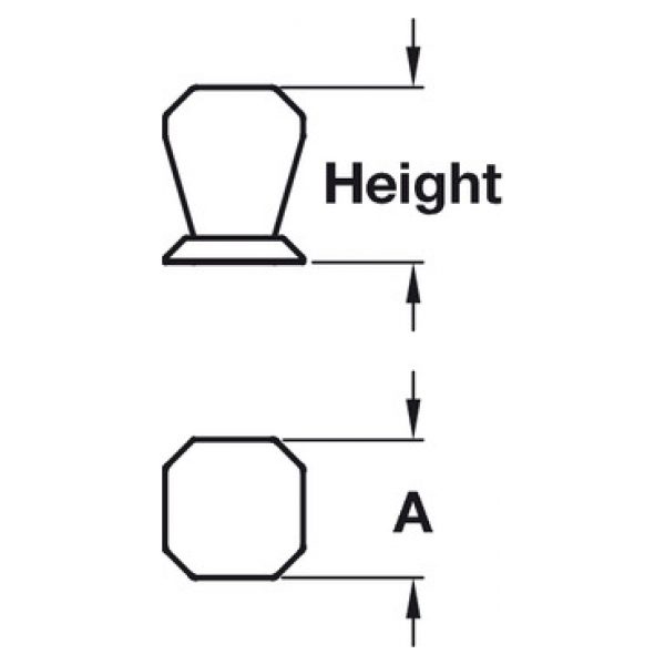 Tiffany Knob Handle Measurements