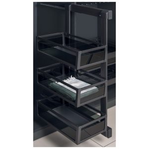 3 Tier Basket Pull-Out Anthracite