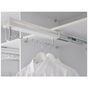 Pull Out Hanging Rail White