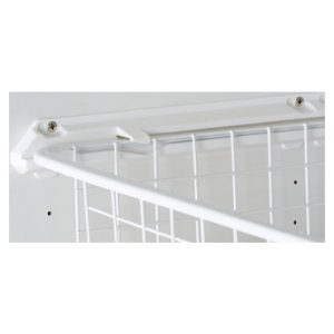 White Runners for Wardrobe Baskets Example