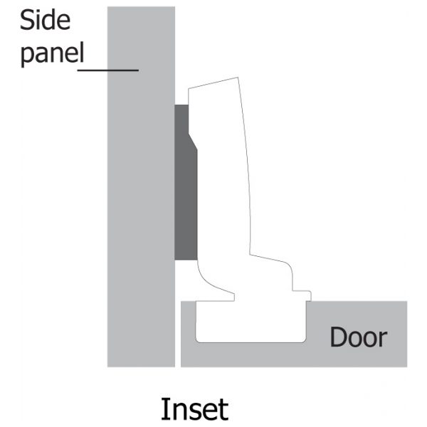 Hettich 110 Thin Door Hinge Diagram