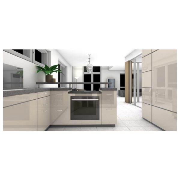 cashmere gloss kitchen