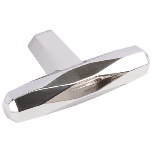 st vincent t-knob handle polished nickel